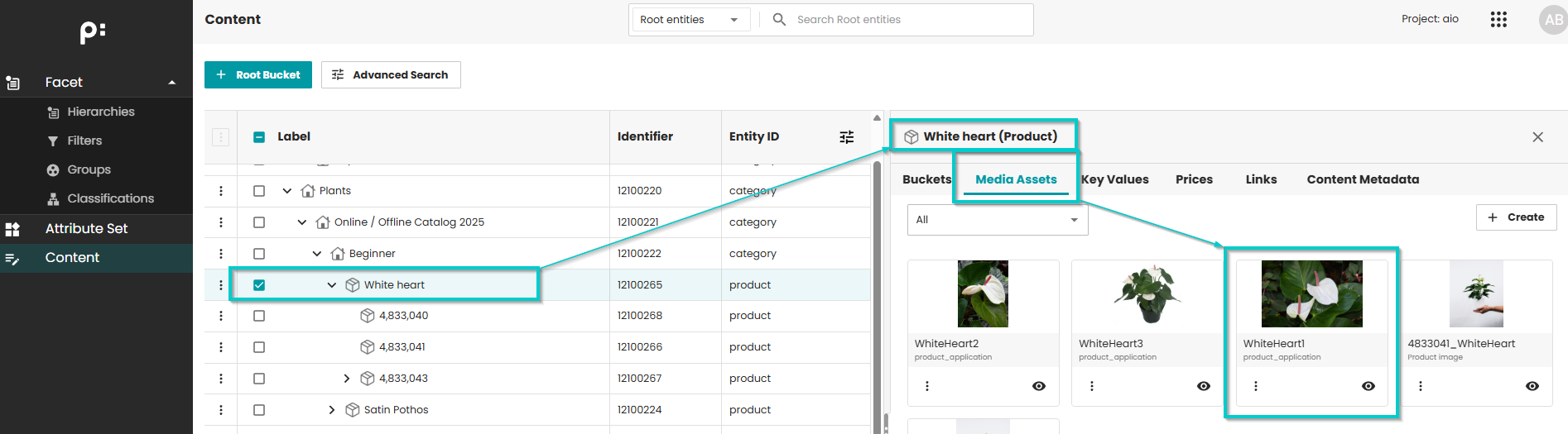 Product image in priint
