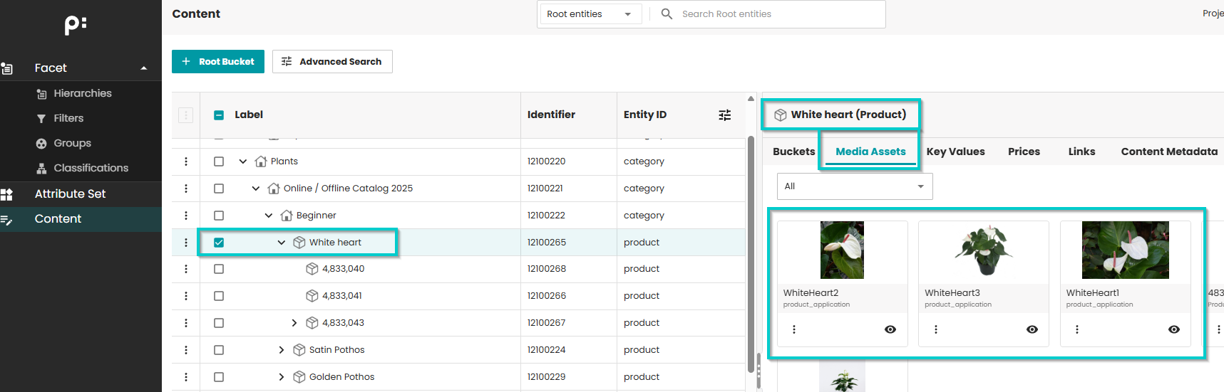 Product image in priint