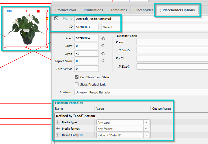 Product image in priint